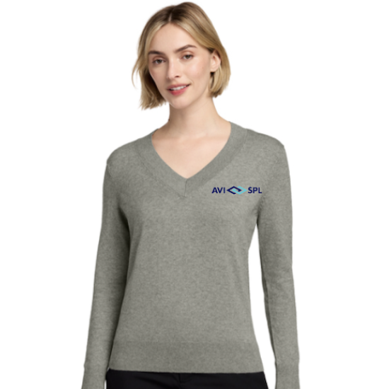 Brooks Brothers® Women’s Cotton Stretch V-Neck Sweater